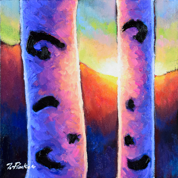 *ORIGINAL OIL* Shine Again 8" by 8"