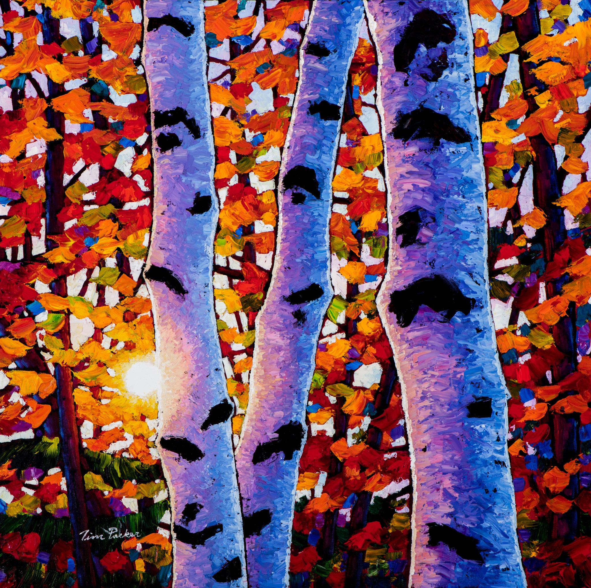 Autumn Journey 24" by 24"