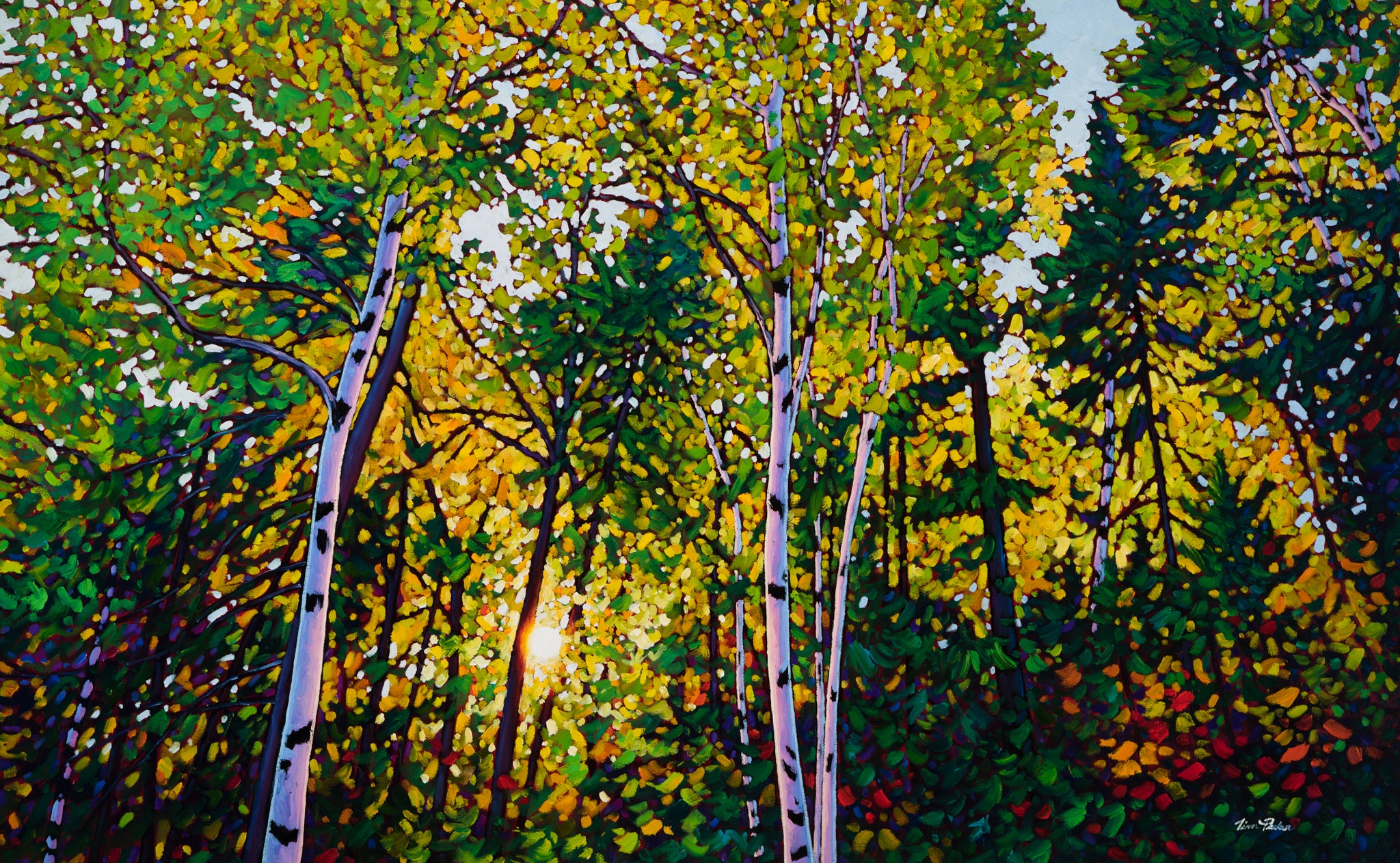 Viridian Dream 36" by 60"